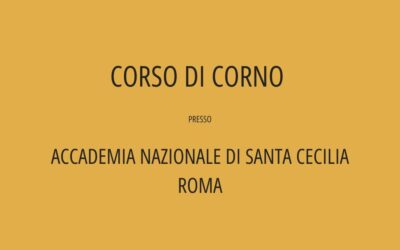 MASTERCLASS ANNUALE di PERFEZIONAMENTO a ROMA