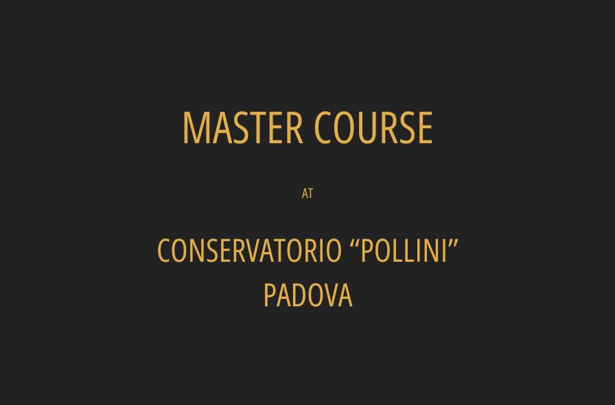 FRENCH HORN CLASS at CONSERVATORY of PADUA