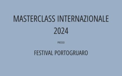 MASTERCLASS INTERNAZIONALE 2024 PORTOGRUARO